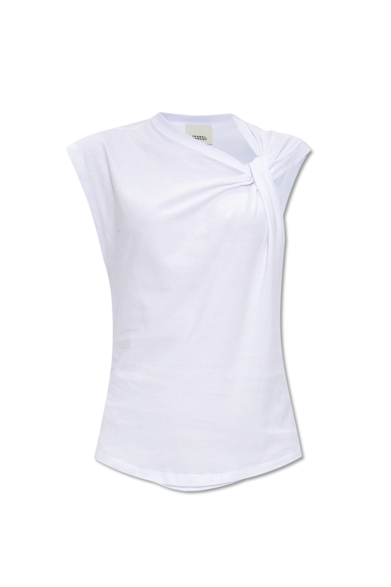 【関税&送料込】Isabel Marant White Cotton Nayda T-Shirt Nayda Tee-Shirt Woman white | ISABEL MARANT Official online